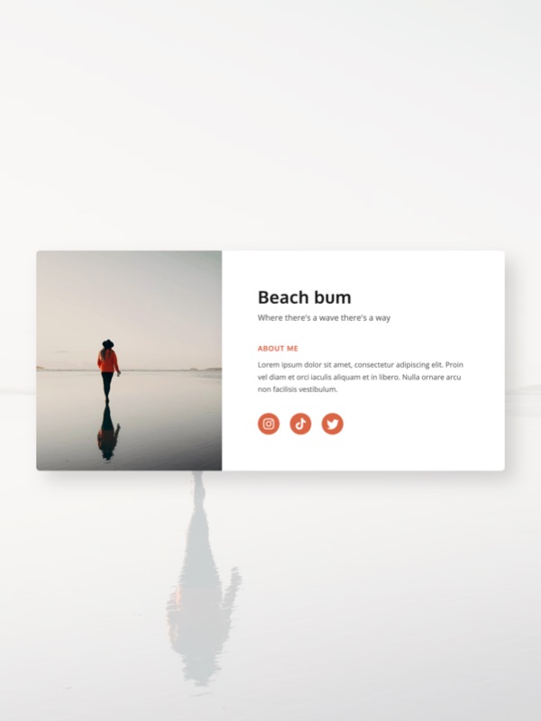 Beach template preview