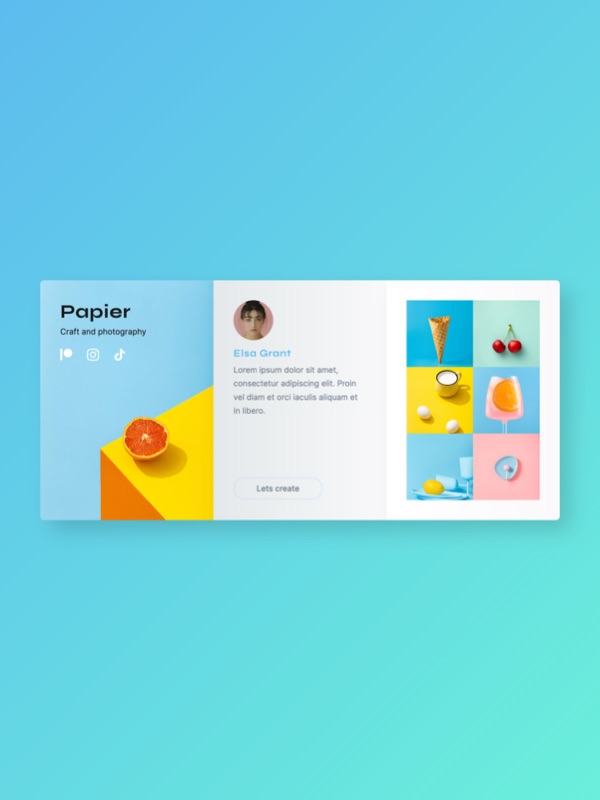Papier template preview