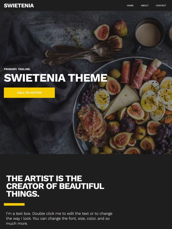 swietenia template preview