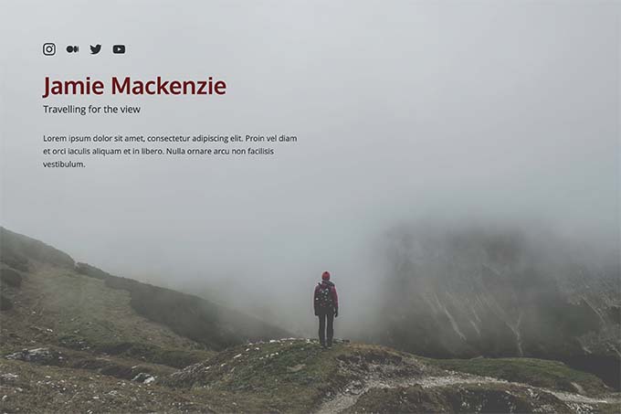 Mackenzie template preview