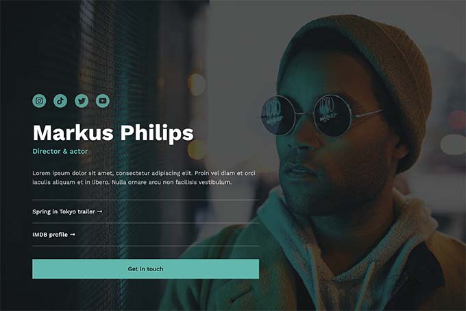 Philips template preview